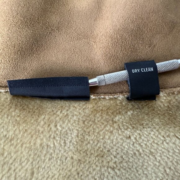 Vintage Valerie Stevens Womens Fringe Vest Faux Suede Shearling Lined Western L - Picture 6 of 9